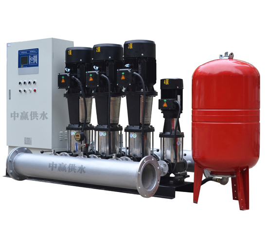 變頻恒壓供水系統(tǒng)主要由PLC、變頻器、觸摸屏、壓力變送器、動力及控制線路以及泵組組成